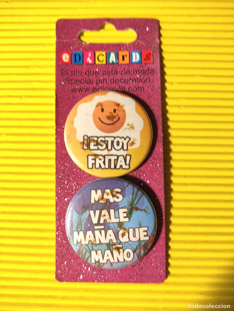 Pins de cole&ccedil;&atilde;o: PIN CHAPA * 2 UNIDADES ** MODA . DECORACION **EMBLISTADO NUEVO SIN USO