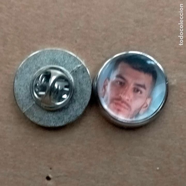 Collection pins: pin redondo metal - f&uacute;tbol equipo club Atl&eacute;tico de Madrid JUGADOR
