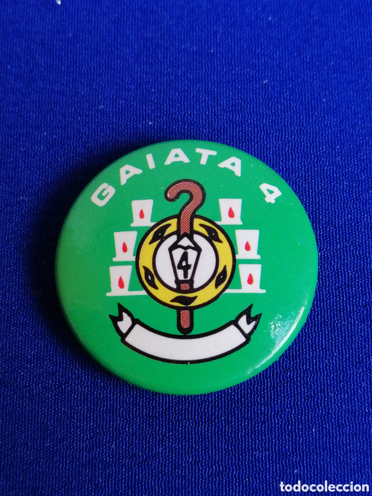 Pins de colecci&oacute;n: GAITA N&Uacute;MERO 4 FIESTAS DE LA MAGDALENA CASTELL&Oacute;N CHAPA ANTIGUA