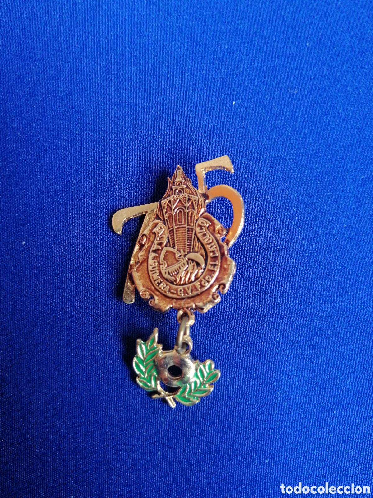 Pins de cole&ccedil;&atilde;o: FALLA ANGEL GUIMERA FERNANDO EL CAT&Oacute;LICO 75 ANIVERSARIO INSIGNIA DE ALFILER
