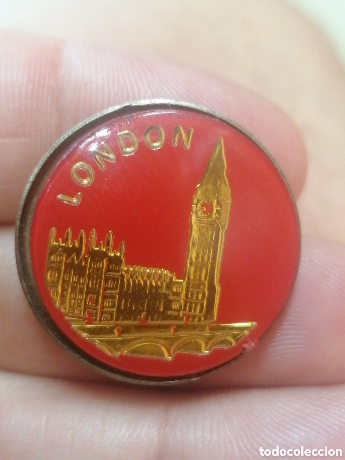 Pins de cole&ccedil;&atilde;o: Pin tipo insignia London Londres Big Ben