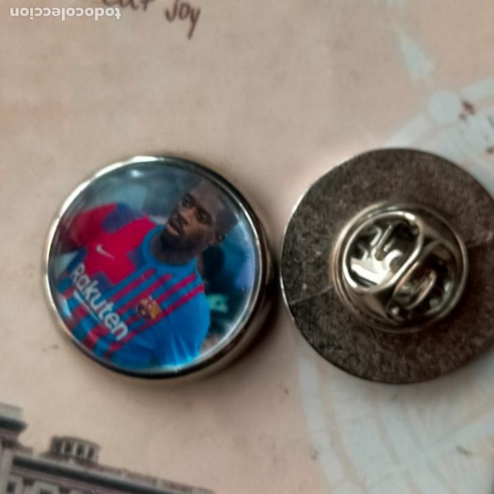 Pins de cole&ccedil;&atilde;o: PIN REDONDO METAL - FUTBOL JUGADOR DEL EQUIPO futbol club barcelona
