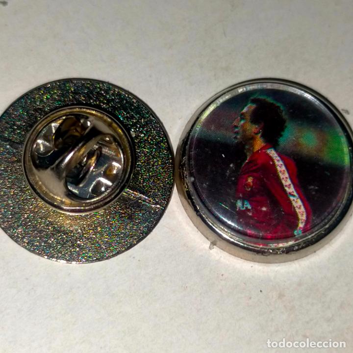 Pin's de collection: pin redondo metal - f&uacute;tbol equipo club Mallorca JUGADOR