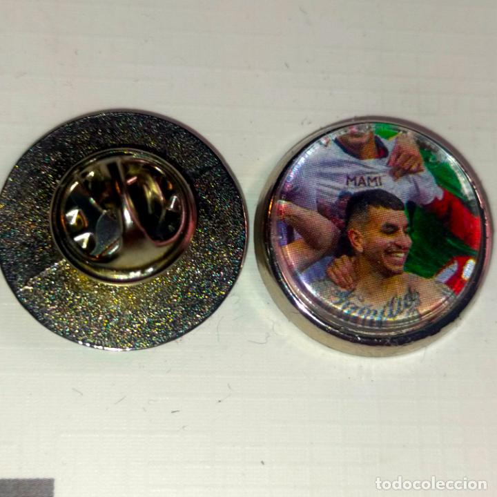 Pin's de collection: pin redondo metal - f&uacute;tbol equipo club Atl&eacute;tico de Madrid JUGADOR
