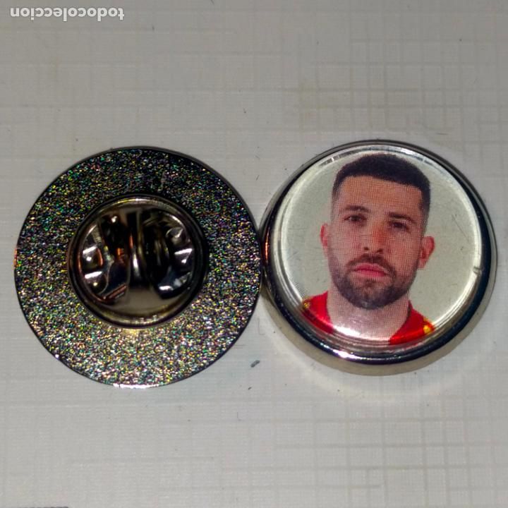 Pins de colecci&oacute;n: pin redondo metal - f&uacute;tbol equipo club Espa&ntilde;a selecci&oacute;n espa&ntilde;ola jugador