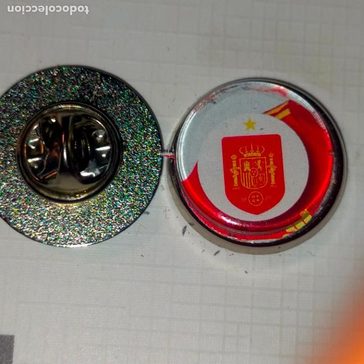 Sammlung von Pins: pin redondo metal - f&uacute;tbol equipo club Espa&ntilde;a selecci&oacute;n espa&ntilde;ola jugador