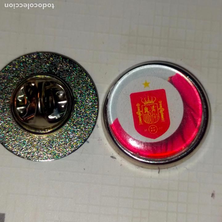 Sammlung von Pins: pin redondo metal - f&uacute;tbol equipo club Espa&ntilde;a selecci&oacute;n espa&ntilde;ola jugador