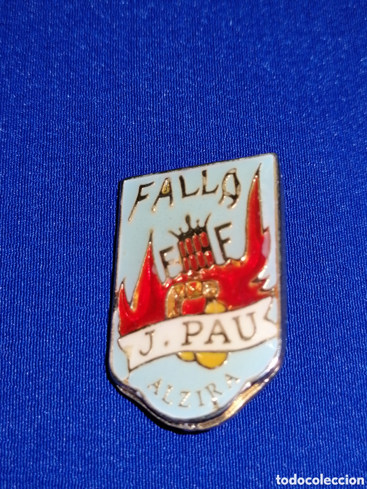 Pins de colecci&oacute;n: FALLA J. PAU ALZIRA (VALENCIA) INSIGNIA DE ALFILER