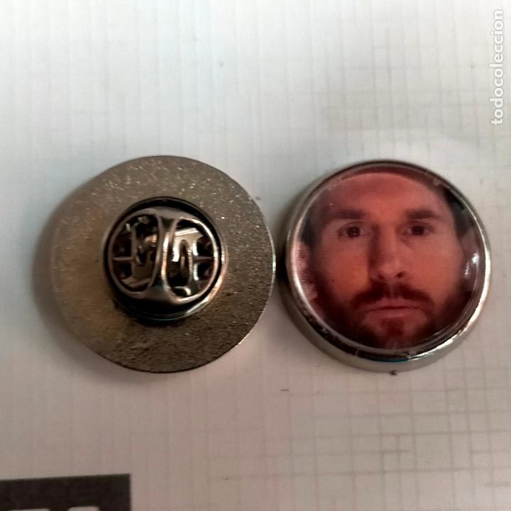 Collection pins: pin redondo metal - f&uacute;tbol equipo club JUGADOR Leo Messi f&uacute;tbol club Barcelona