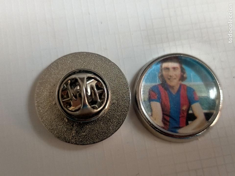 Sammlung von Pins: pin redondo metal - f&uacute;tbol equipo club JUGADOR neeskens f&uacute;tbol club Barcelona