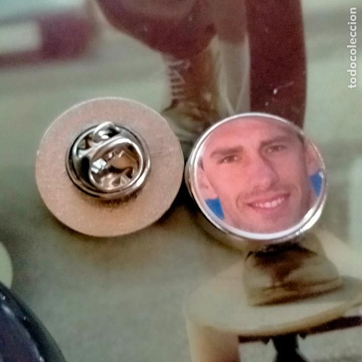 Pins de cole&ccedil;&atilde;o: pin redondo metal - f&uacute;tbol equipo club Atl&eacute;tico de Madrid JUGADOR