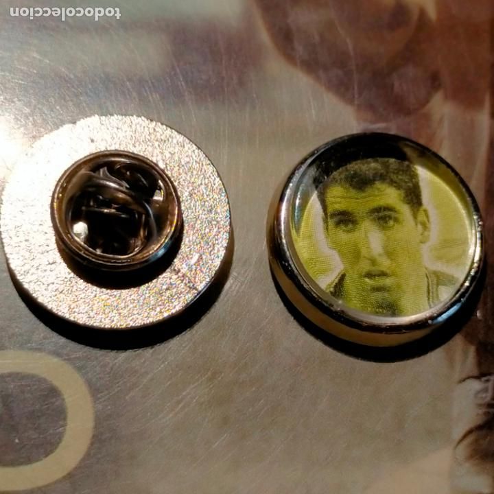 Collection pins: pin redondo metal - f&uacute;tbol equipo club Atl&eacute;tico de Madrid JUGADOR