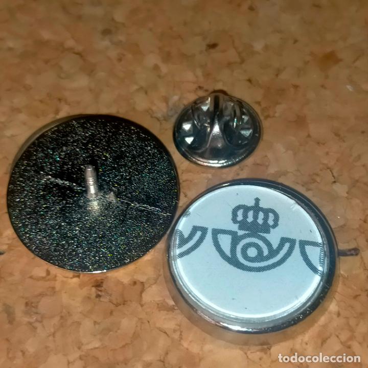 Collection pins: PIN REDONDO METAL - escudo logo logotipo Correos y tel&eacute;grafos