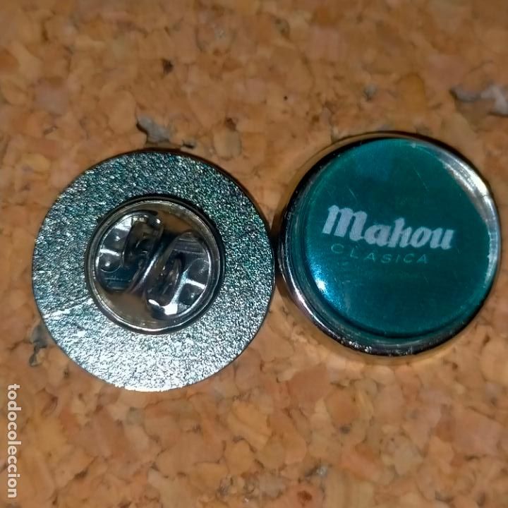 Pins de colecci&oacute;n: pin redondo metal - PUBLICITARIO CERVEZA - MAHOU