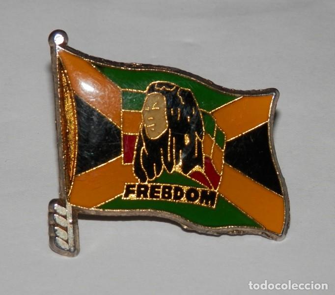 Pins de colecci&oacute;n: PIN-FREE DOM BOB MARLEY