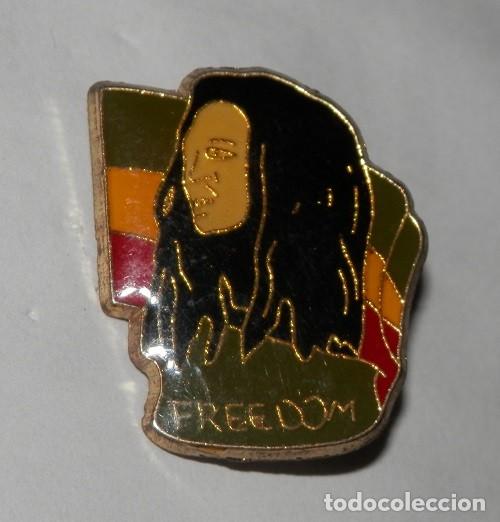 Pins de colecci&oacute;n: PIN-FREE DOM BOB MARLEY