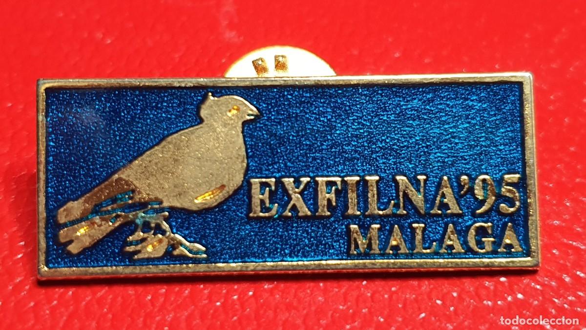 Pins de colecci&oacute;n: EXFILNA 95 *** MALAGA - Foto 1