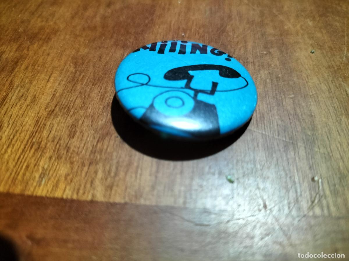 Pins de colecci&oacute;n: TEL&Eacute;FONO ANTIGUO. IBA&Ntilde;EZ. COMIC. CHAPAS. PIN. 0,31 MM. DETR&Aacute;S MET&Aacute;LICA. SIN USO. DIFICIL