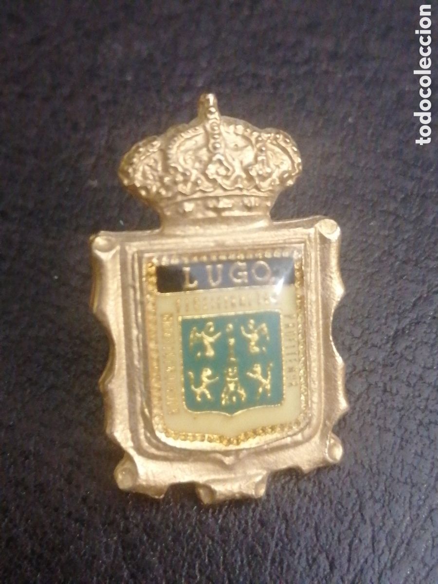 Pins de colecci&oacute;n: Pin escudo her&aacute;ldico Lugo Galicia