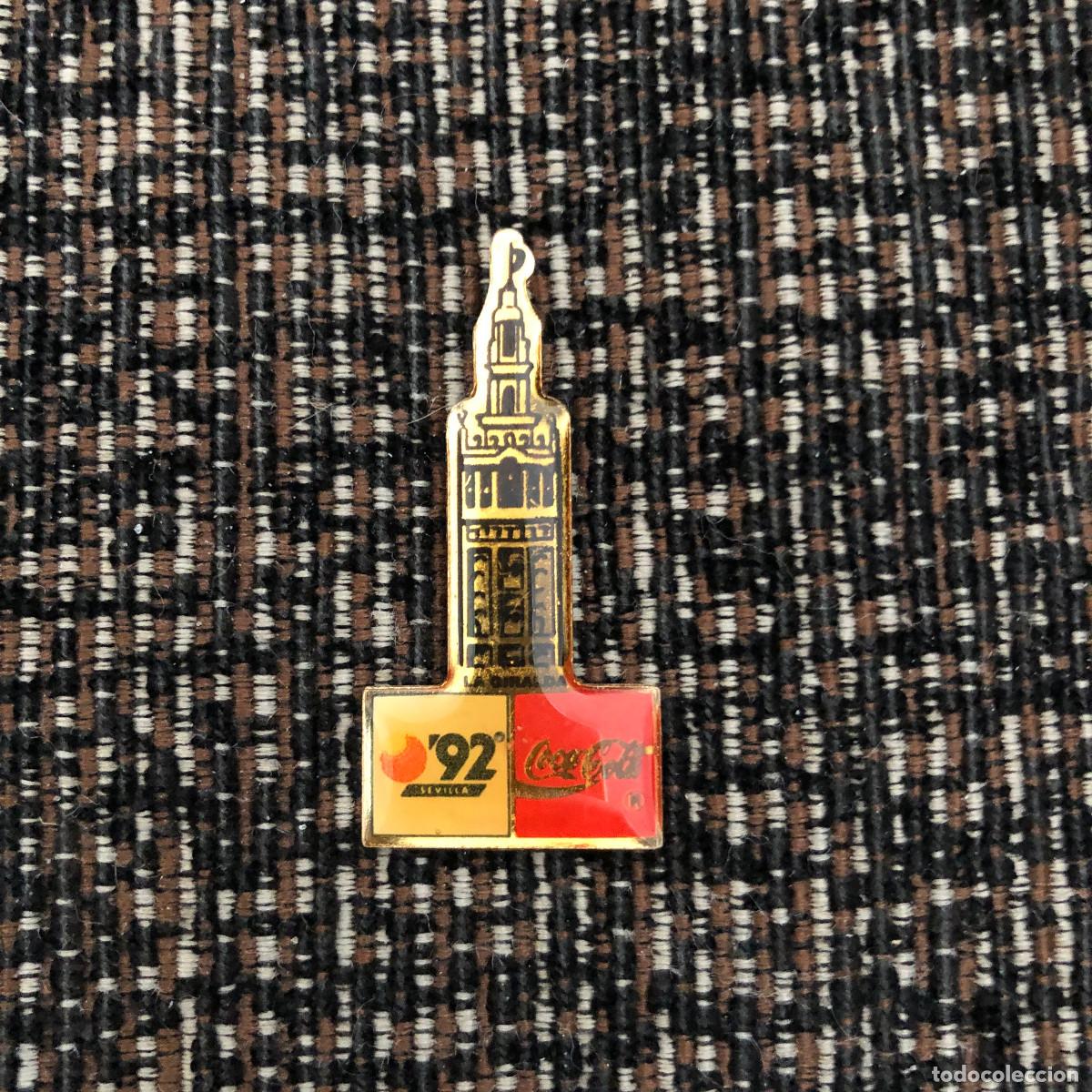 Sammlung von Pins: PIN EXPO SEVILLA 92 COCA COLA METAL Y RESINA DE EPOCA , BIEN CONSERVADO, LA GIRALDA