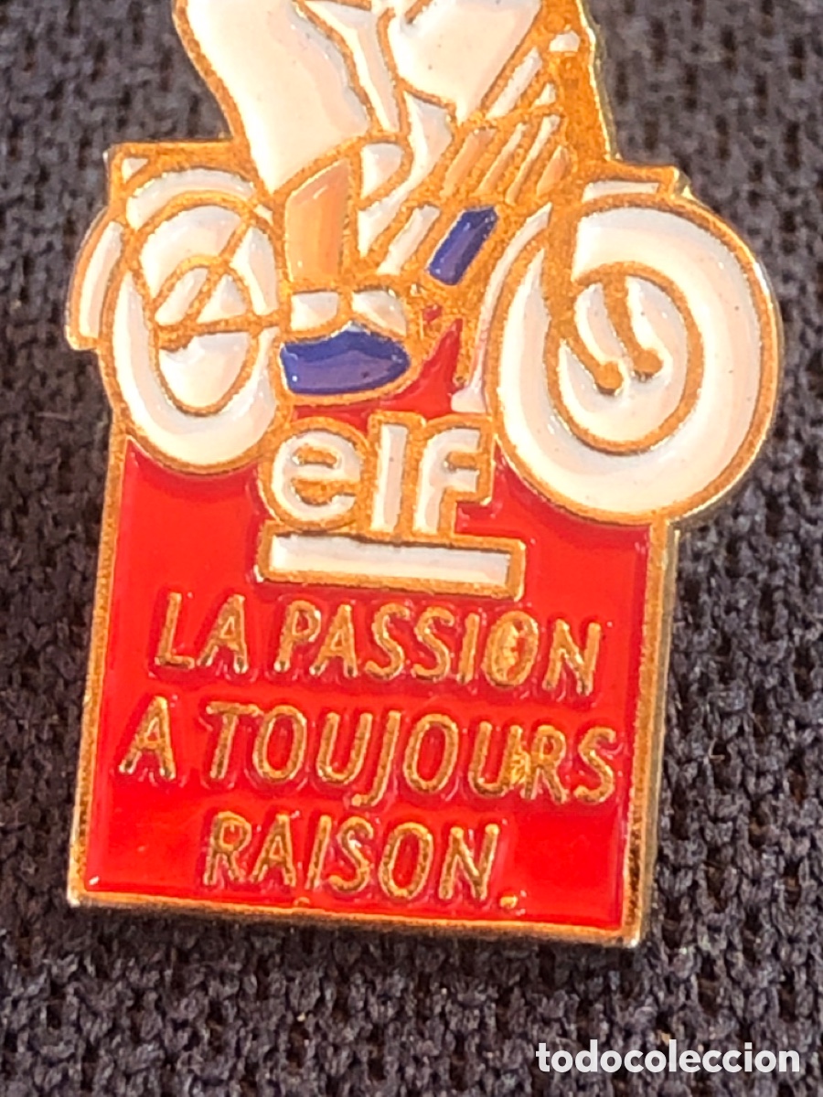 Pins de colecci&oacute;n: PIN PUBLICIDAD ELF BICICLETA - Foto 2