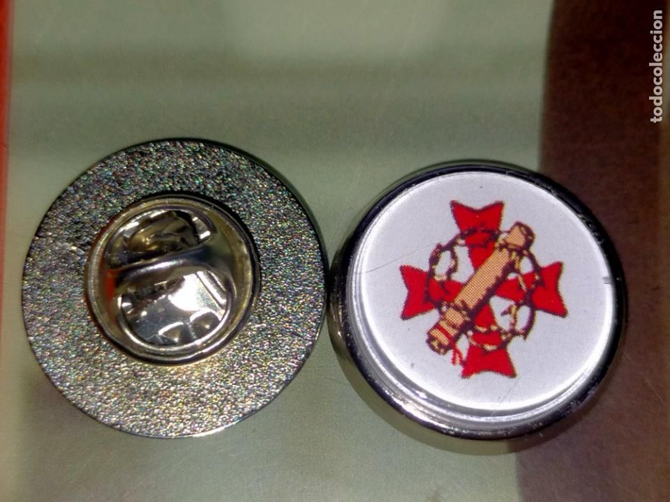 Collection pins: pin redondo metal - semana santa cadiz cofradia hermandad . insignia escudo . - sentencia