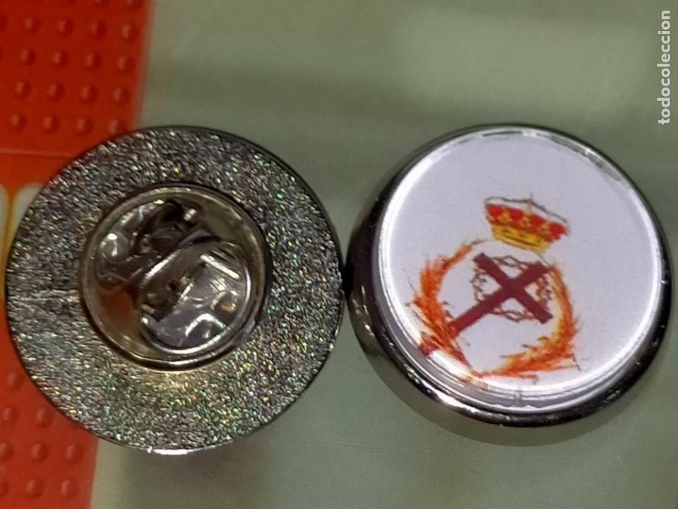 Collection pins: pin redondo metal - semana santa cadiz cofradia hermandad . insignia escudo . - caido