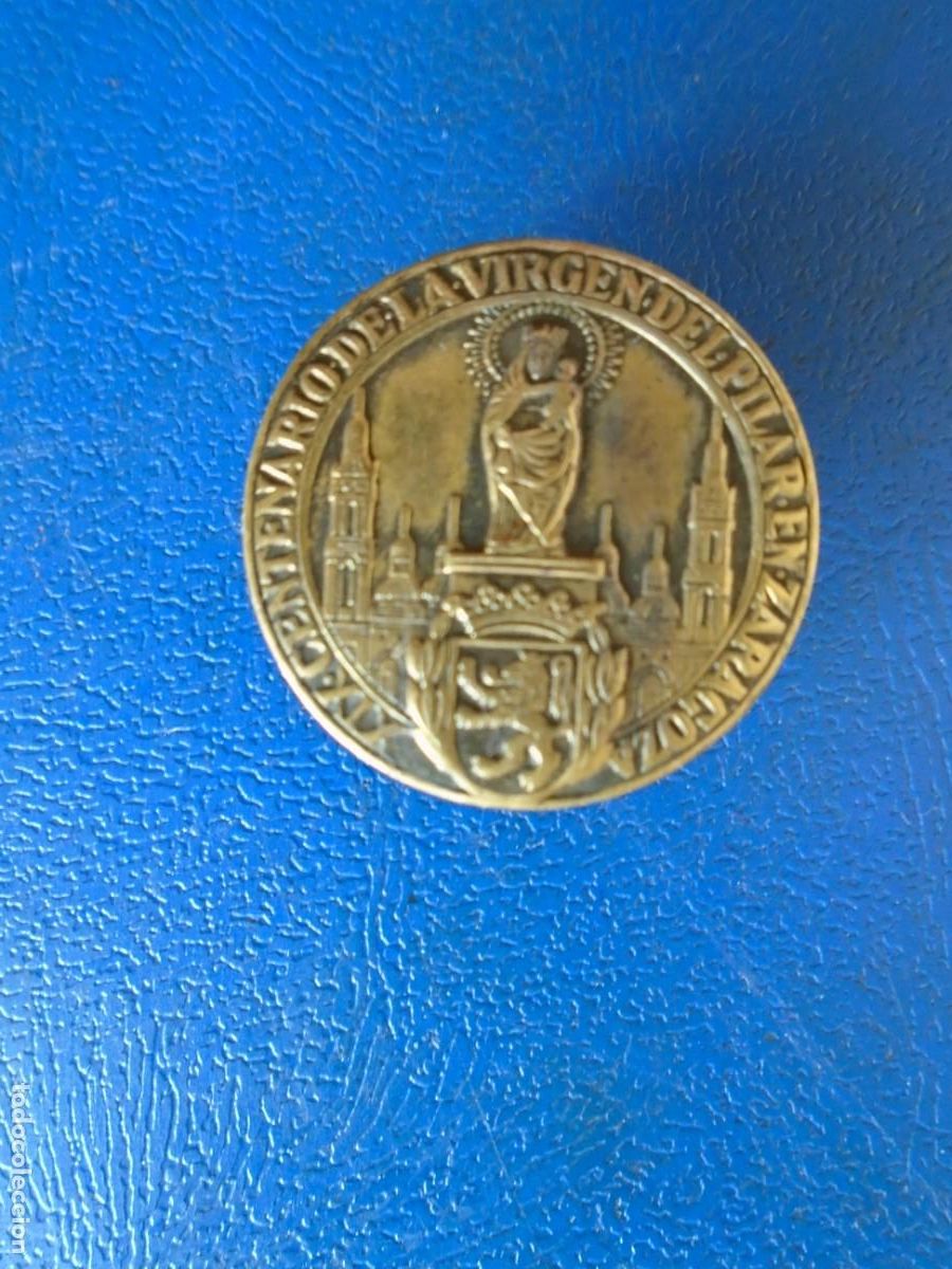 Pins de colecci&oacute;n: (P-3)INSIGNIA DE SOLAPA XIX CENTENARIO DE LA VIRGEN DEL PILAR ZARAGOZA