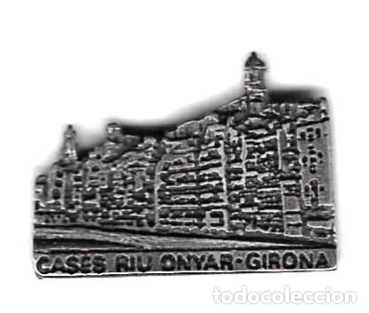 Pins de colecci&oacute;n: Pin Cases Riu Onyar. Girona. 132-61