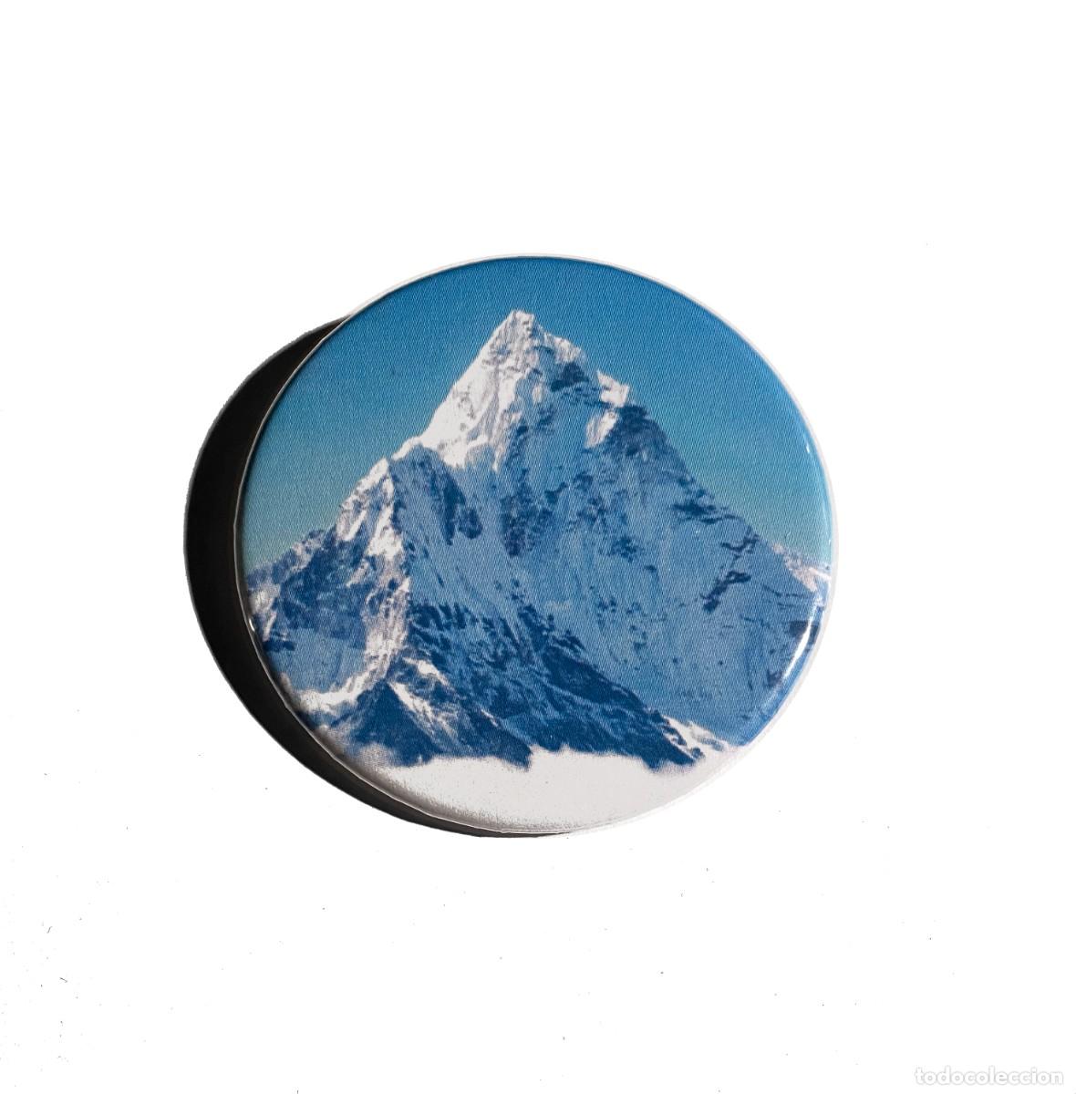 Pins de colecci&oacute;n: MONTE EVEREST - CHAPA 59MM (CON IMPERDIBLE)