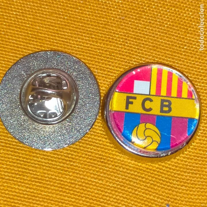 Pins de cole&ccedil;&atilde;o: PIN REDONDO METAL - FUTBOL CLUB JUGADOR EQUIPO - f&uacute;tbol club Barcelona escudo logo colores