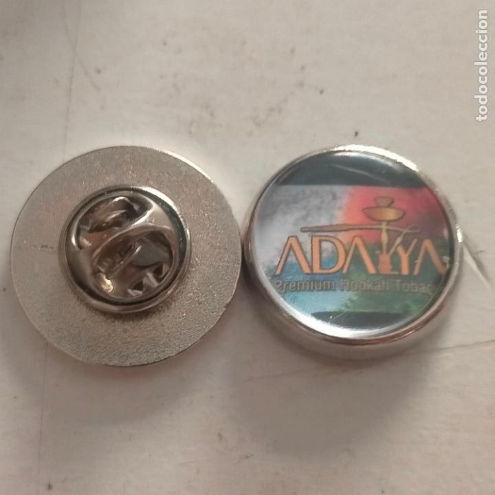 Collection pins: pin redondo metal - publicidad tabaco adalya para pipas y cachimbas -