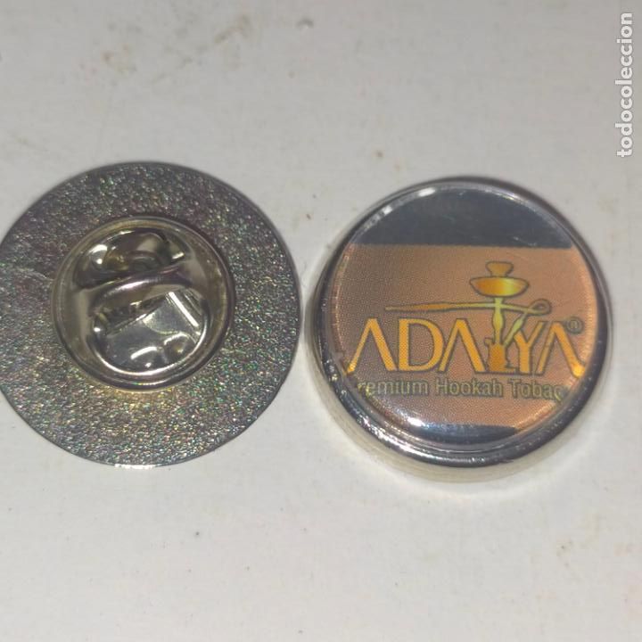 Collection pins: pin redondo metal - publicidad tabaco adalya para pipas y cachimbas -