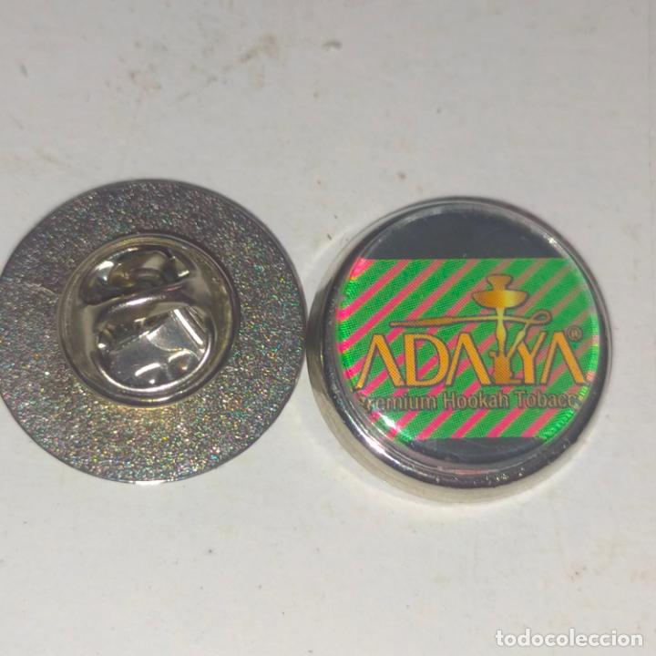 Pin's de collection: pin redondo metal - publicidad tabaco adalya para pipas y cachimbas -