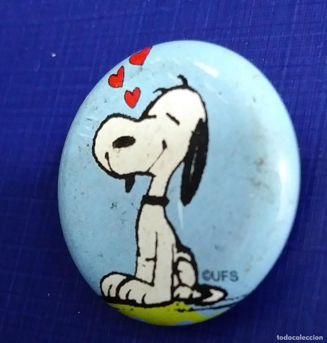 Pins de colecci&oacute;n: Antigua chapa de SNOOPY - Foto 1