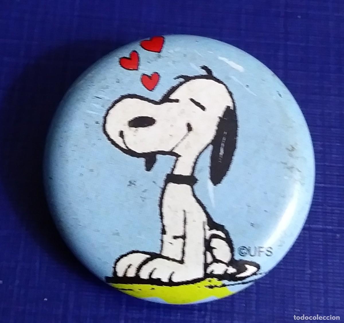Pins de colecci&oacute;n: Antigua chapa de SNOOPY - Foto 2