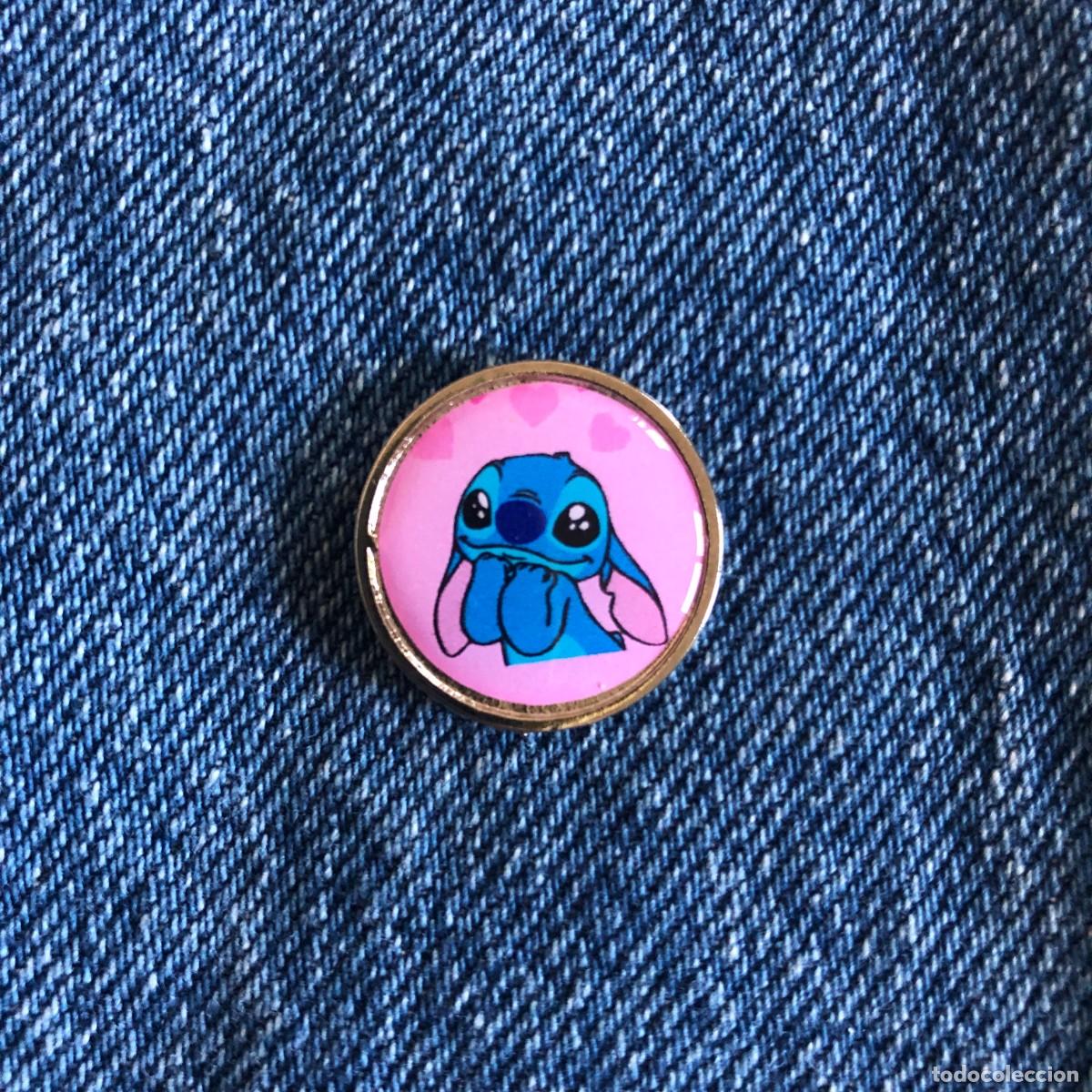 Sammlung von Pins: PIN METAL Y RESINA MEDIDA 2 CENT&Iacute;METROS CIERRE PINCHO STITCH DE LILO AND STICH NUEVO Y SIN USO