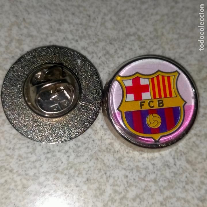 Collection pins: PIN REDONDO METAL - FUTBOL CLUB JUGADOR EQUIPO - f&uacute;tbol club Barcelona - ESCUDO