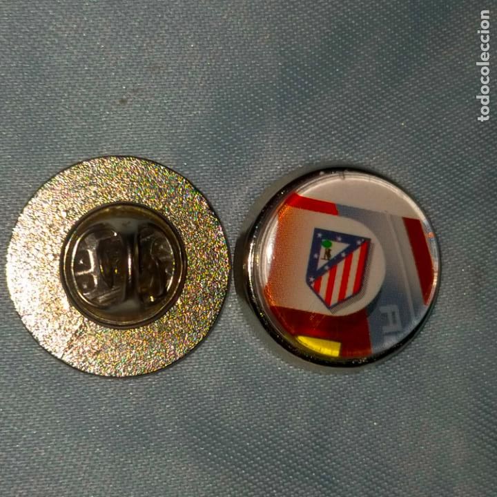 Pin's de collection: PIN REDONDO METAL - FUTBOL CLUB JUGADOR EQUIPO - f&uacute;tbol Atl&eacute;tico de Madrid
