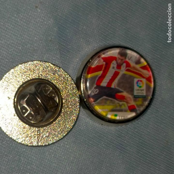 Collection pins: PIN REDONDO METAL - FUTBOL CLUB JUGADOR EQUIPO - f&uacute;tbol Atl&eacute;tico de Madrid