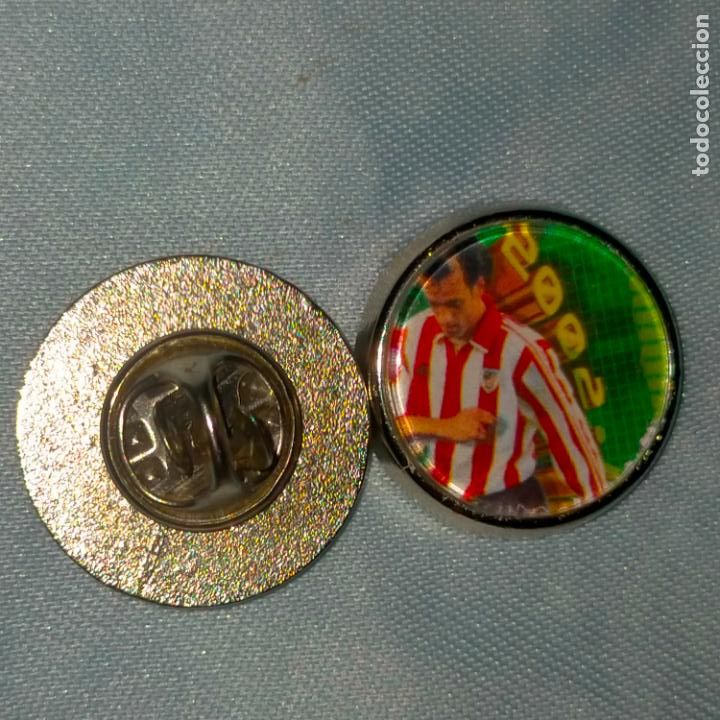 Collection pins: PIN REDONDO METAL - FUTBOL CLUB JUGADOR EQUIPO - f&uacute;tbol Atl&eacute;tico de Madrid