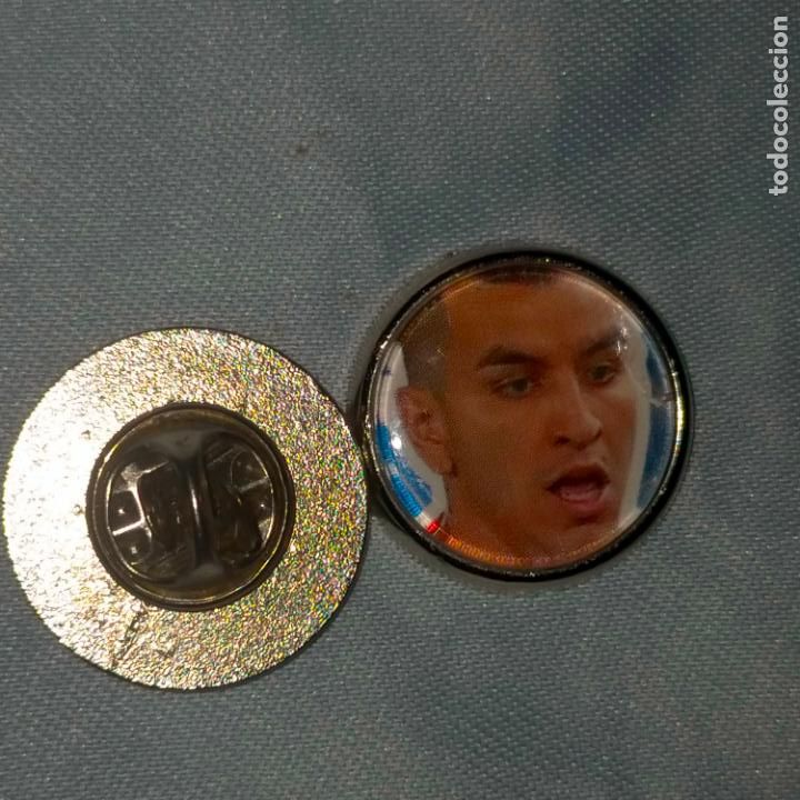 Collection pins: PIN REDONDO METAL - FUTBOL CLUB JUGADOR EQUIPO - f&uacute;tbol Atl&eacute;tico de Madrid