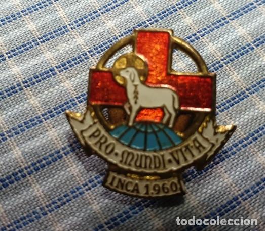 Pin's de collection: Insignia o pin de solapa III Congreso Eucar&iacute;stico Comarcal de Inca. A&ntilde;o 1960.