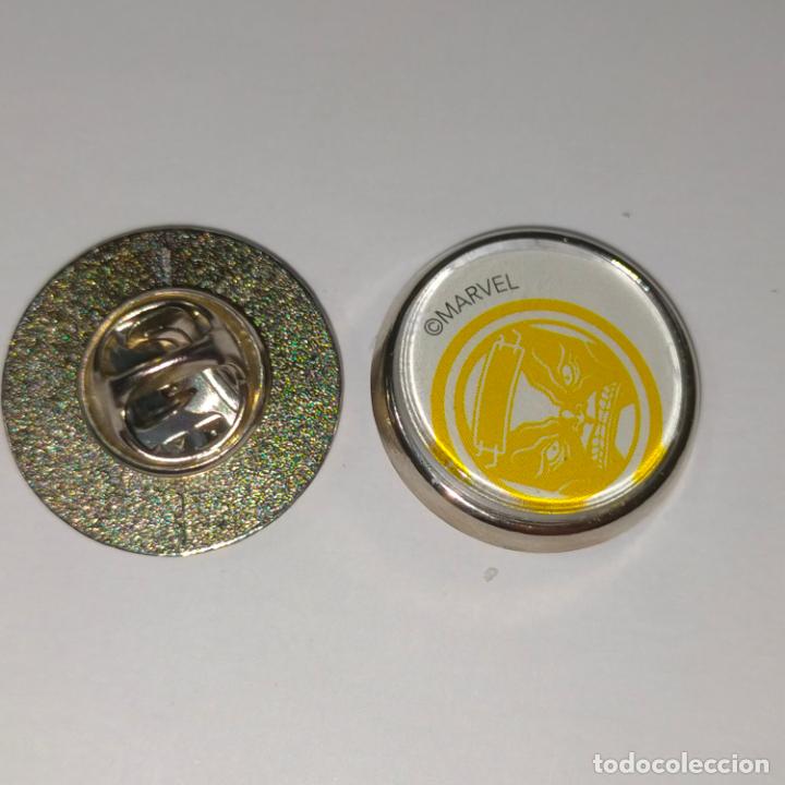 Collection pins: PIN REDONDO METAL - FUTBOL CLUB JUGADOR EQUIPO - superh&eacute;roes Marvel Vengadores.