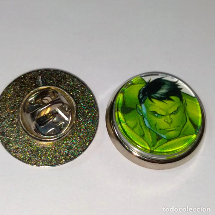 Collection pins: PIN REDONDO METAL - FUTBOL CLUB JUGADOR EQUIPO - superh&eacute;roes Marvel Vengadores.