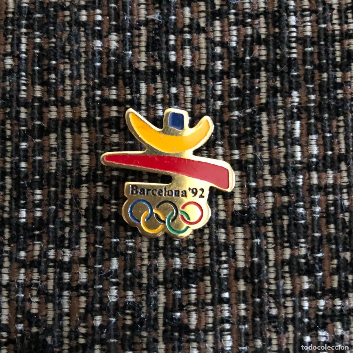 Sammlung von Pins: ANIGUO PIN AROS OLIMPICOS OLIMPIADAS BARDELONA 92 MUY BUEN ESTADO 2 CMS. DE ALTURA