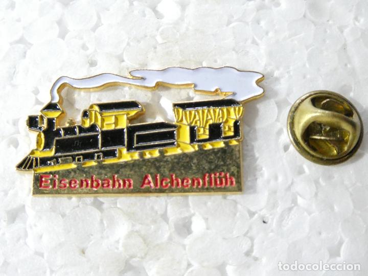 Pins e Spille di collezione: PIN DE TRENES FERROCARRILES. SUIZA. EISENBAHN ALCHENFL&Uuml;H