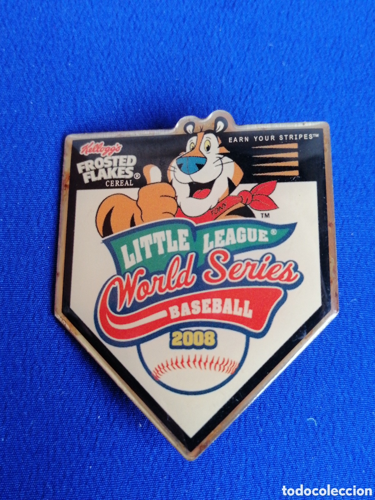 Pins de cole&ccedil;&atilde;o: KELLOGG'S FROSTED FLAKES LITTE LEAGUE WORLD SERIES BASEBAL 2008 PIN