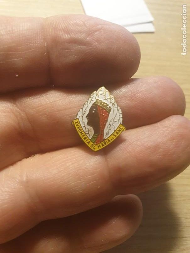 Pins de colecci&oacute;n: Insignia XV ROMERIA A MONTSERRAT - SANTA MARIA DE SANS