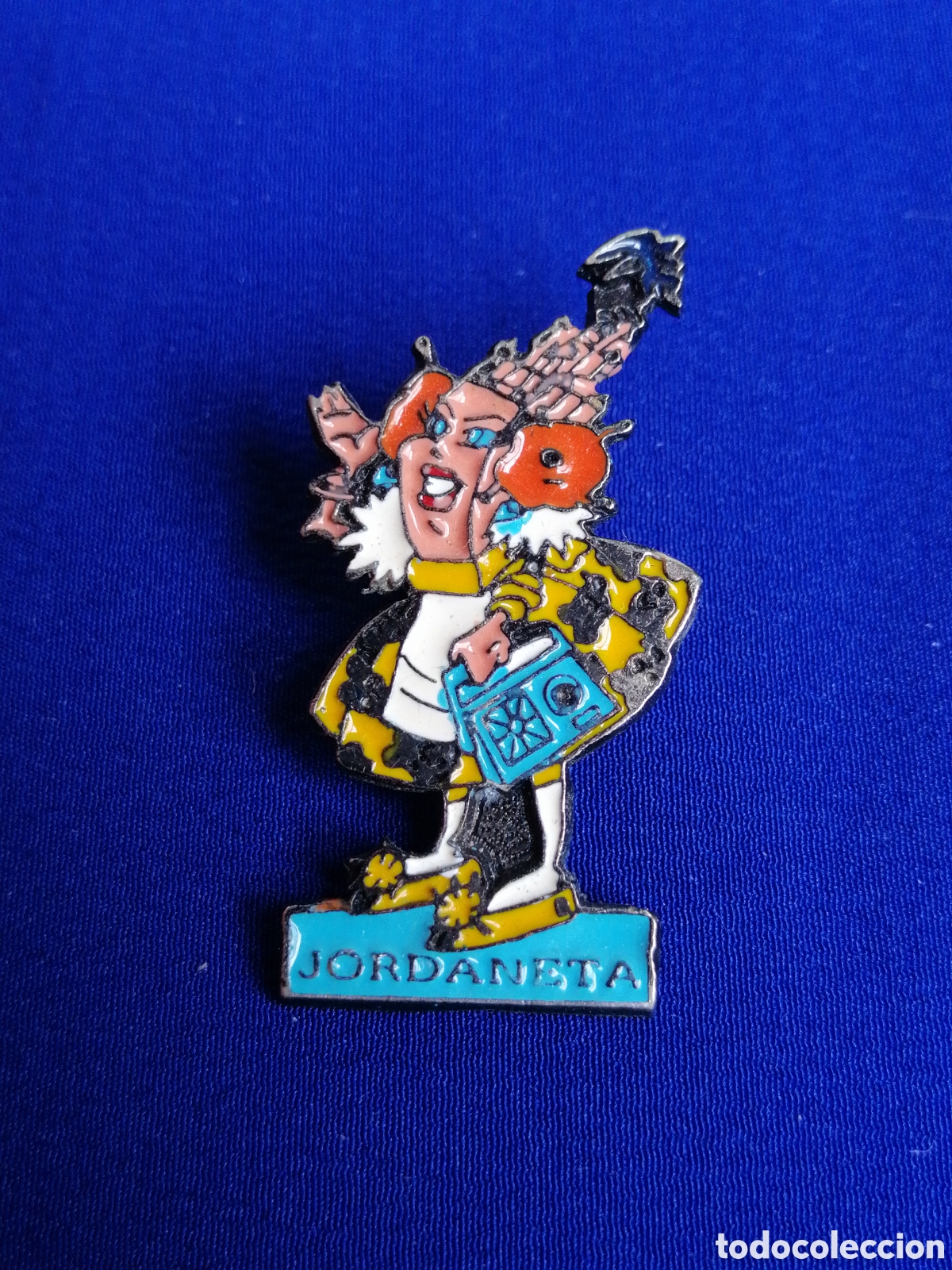 Collection pins: FALLA PLAZA NA JORDANA N&Uacute;MERO COMISION 9 JORDANETA PIN